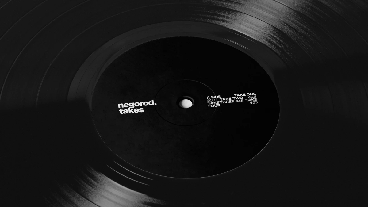 Negorod. Takes — music cover design, image 2