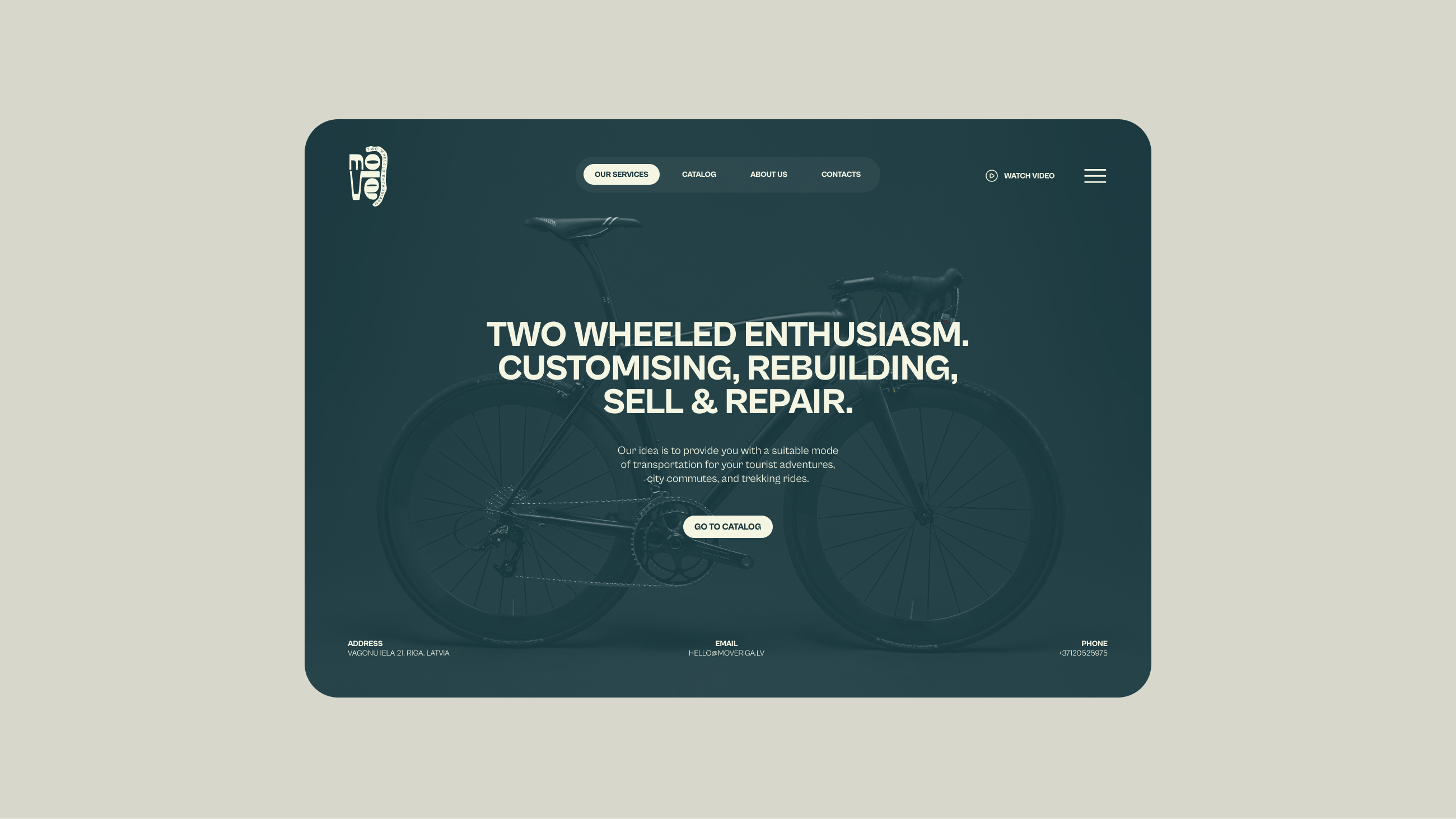 Move Riga, Web Design, Ouff Grafik