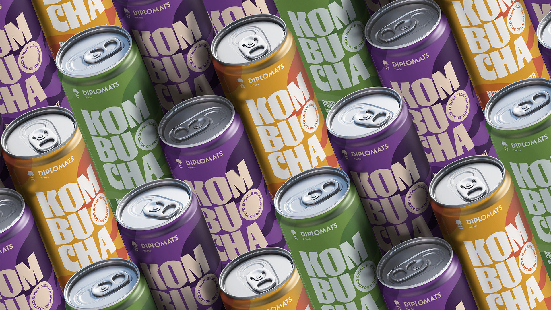 diplomats, kombucha, riga design agency, food packaging, ouff grafik